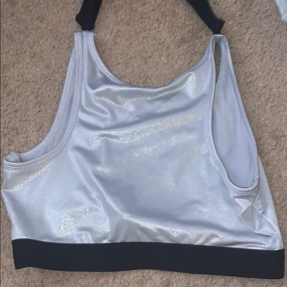 Built in bra for active tank top